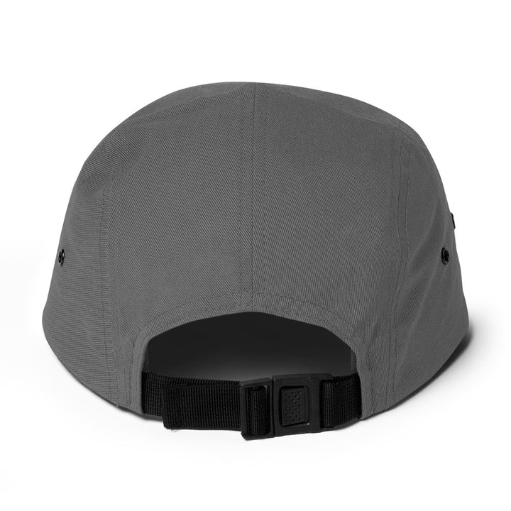 Five Panel 100% Cotton Cap Swiss Logo Grey