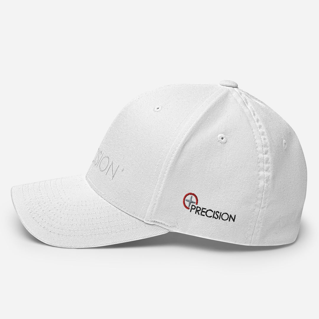 Curved Bill Structured Twill Swiss White Logo