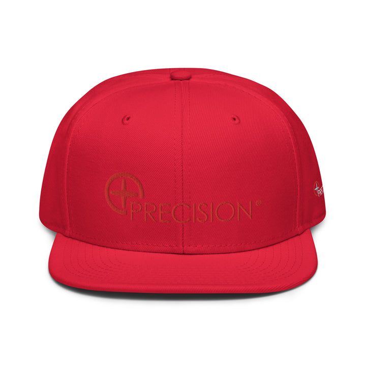 Flat Brim Snapback Swiss Red Logo