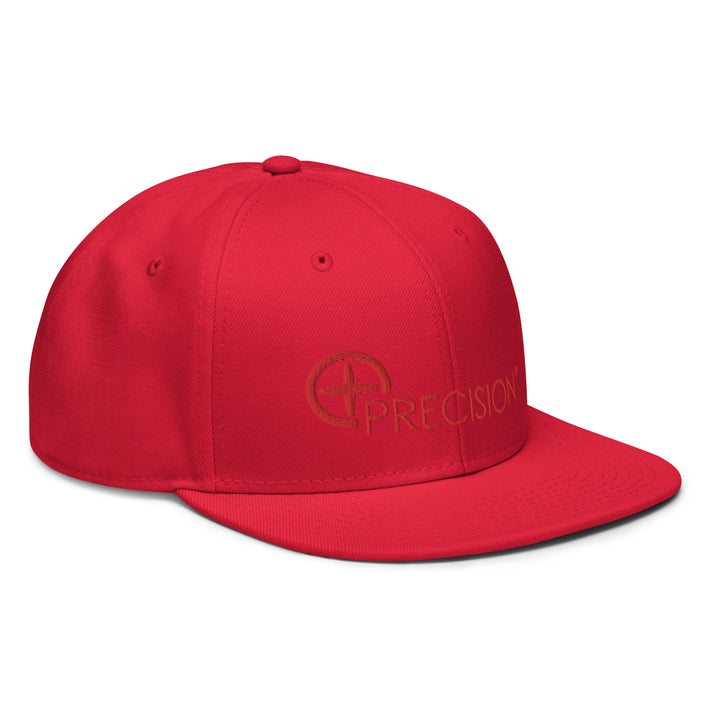 Flat Brim Snapback Swiss Red Logo